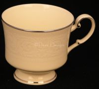 Mikasa BRIDAL LACE #A9101 Footed Coffee Mug Cup